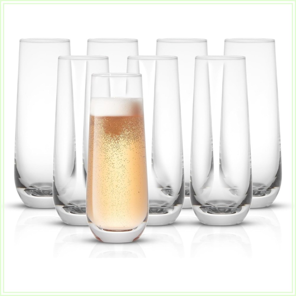 Stemless Champagne Flutes Set  - đánh giá và giá Highball Glass Set
