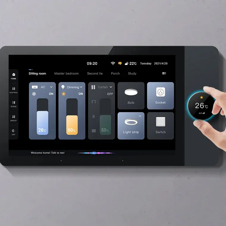 Smart Home Gateway WiFi 6 Inch - đánh giá và giá Home Bar Android