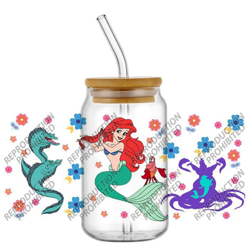 Popular Retro Cartoon Mermaid  - đánh giá và giá Old Fashioned Glass