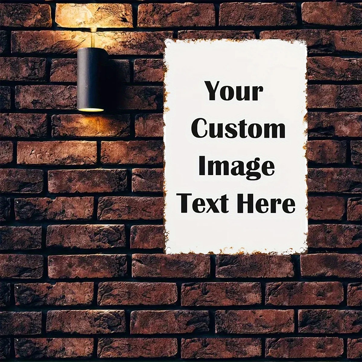 Custom Photo & Text Tin Sign - - đánh giá và giá Home Bar Accessories