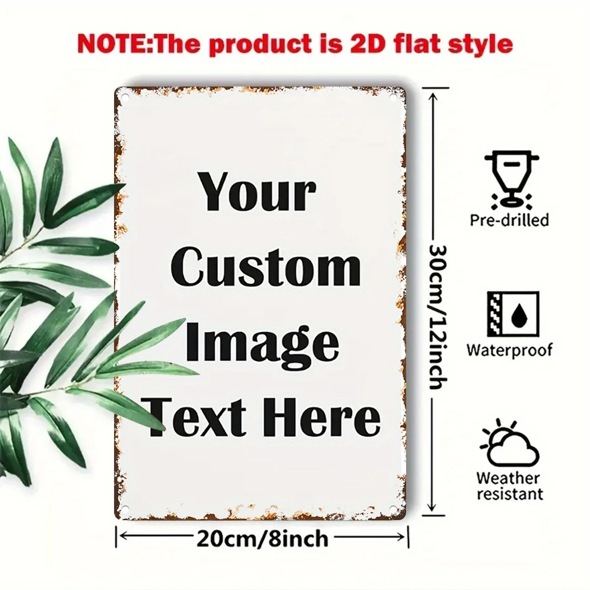 Custom Photo & Text Tin Sign - - đánh giá và giá Home Bar Accessories