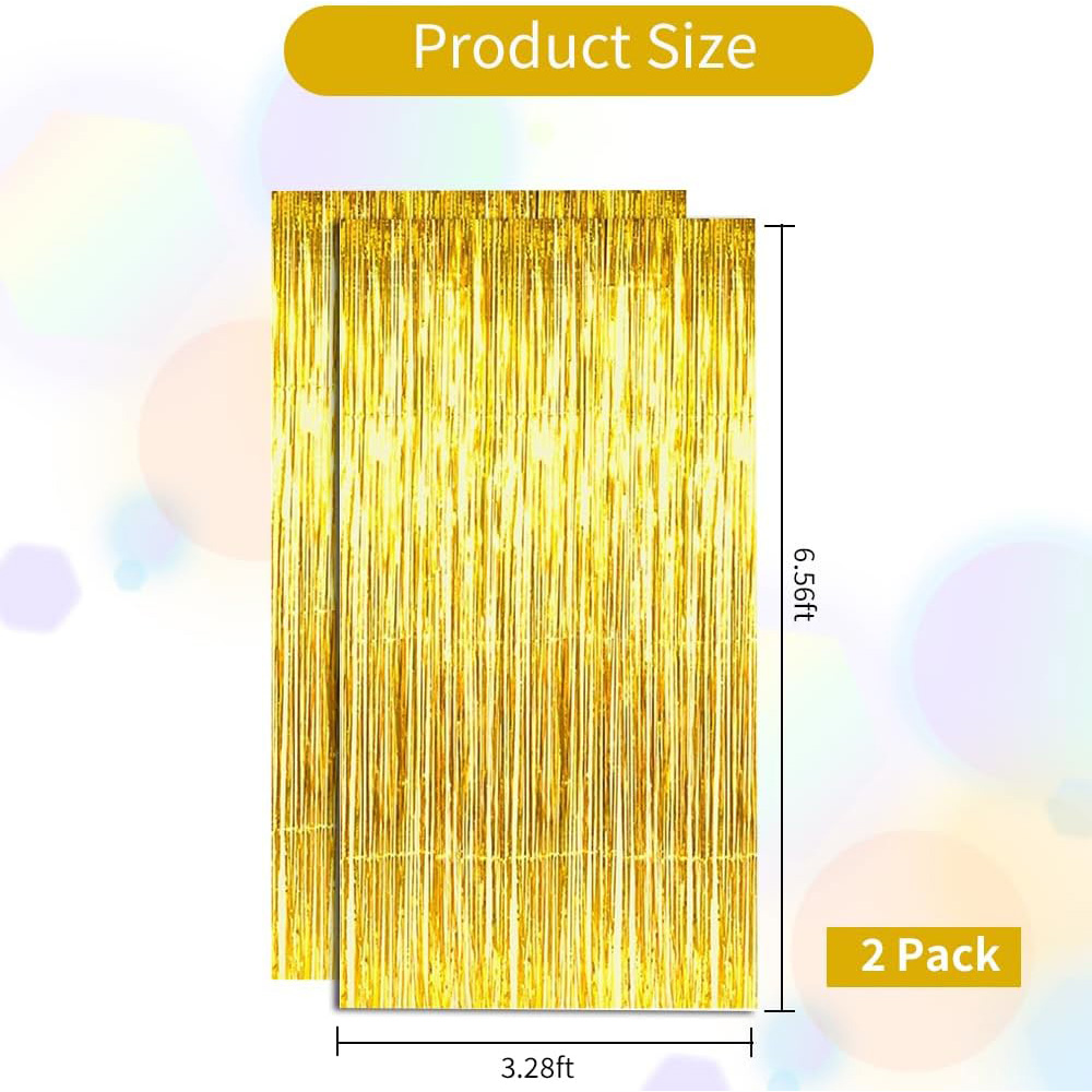 2Pack Gold Metallic Foil Tinse - đánh giá và giá Home Bargains