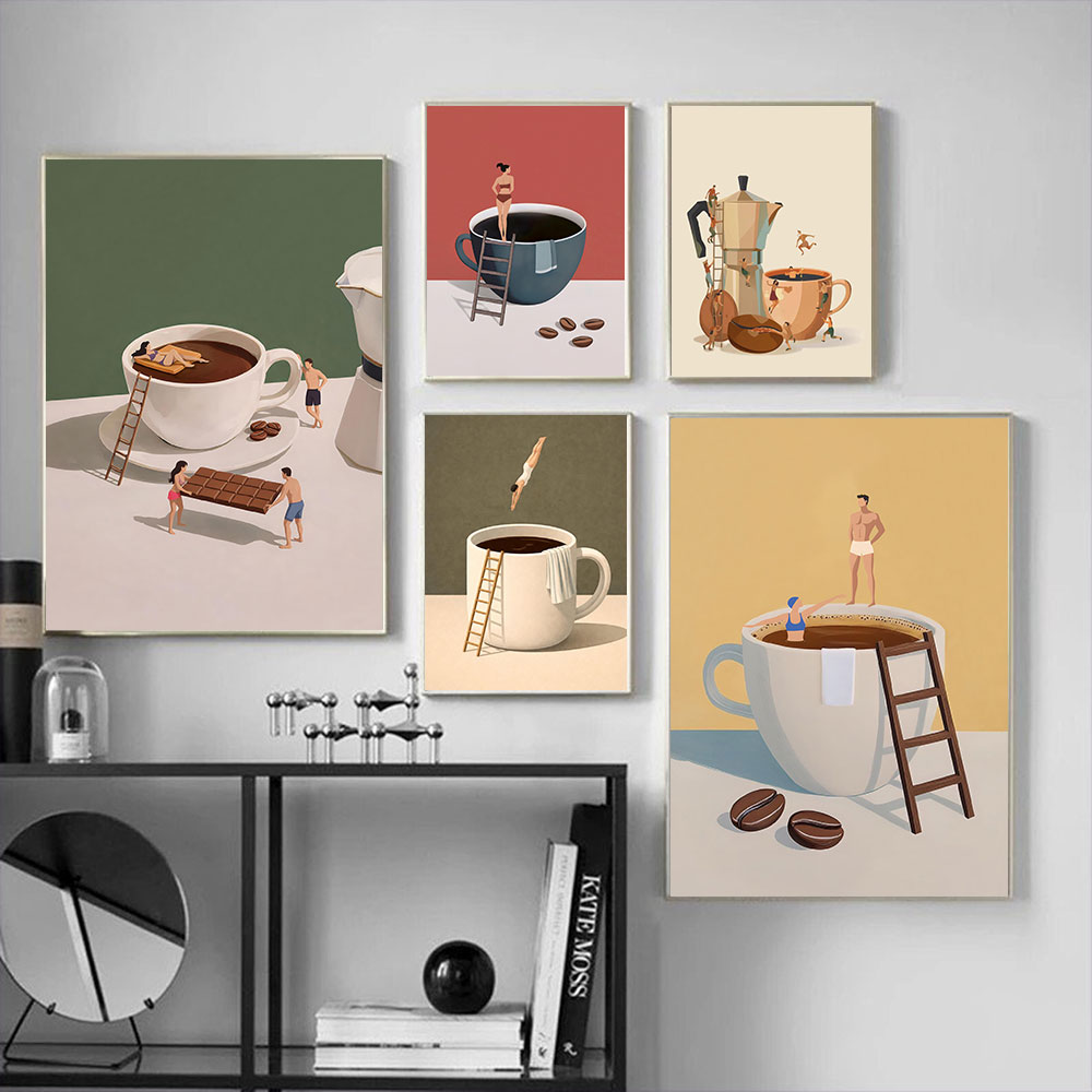 1pc frameless Coffee Adventure - đánh giá và giá Home Bar And Coffee