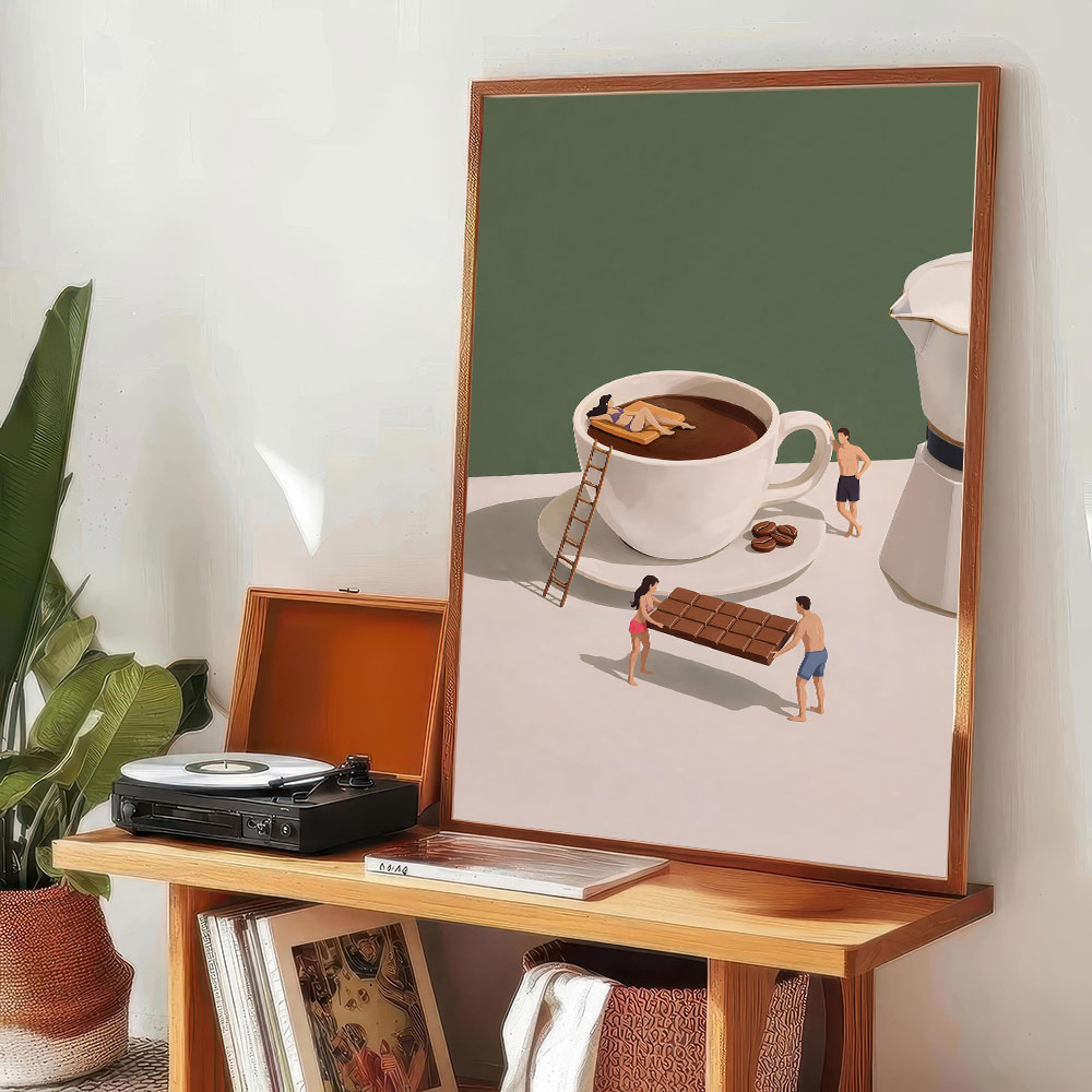 1pc frameless Coffee Adventure - đánh giá và giá Home Bar And Coffee