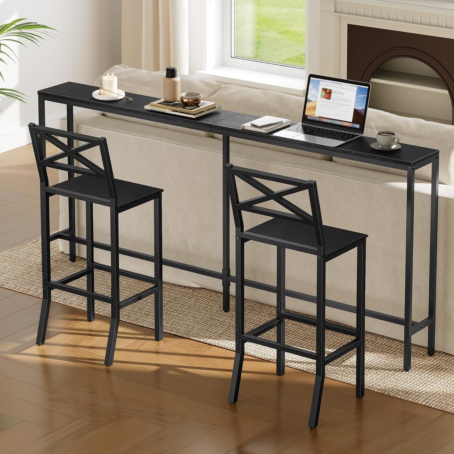 Bar Stools, Set of 2 Bar Chair - đánh giá và giá Home Bar And Counter