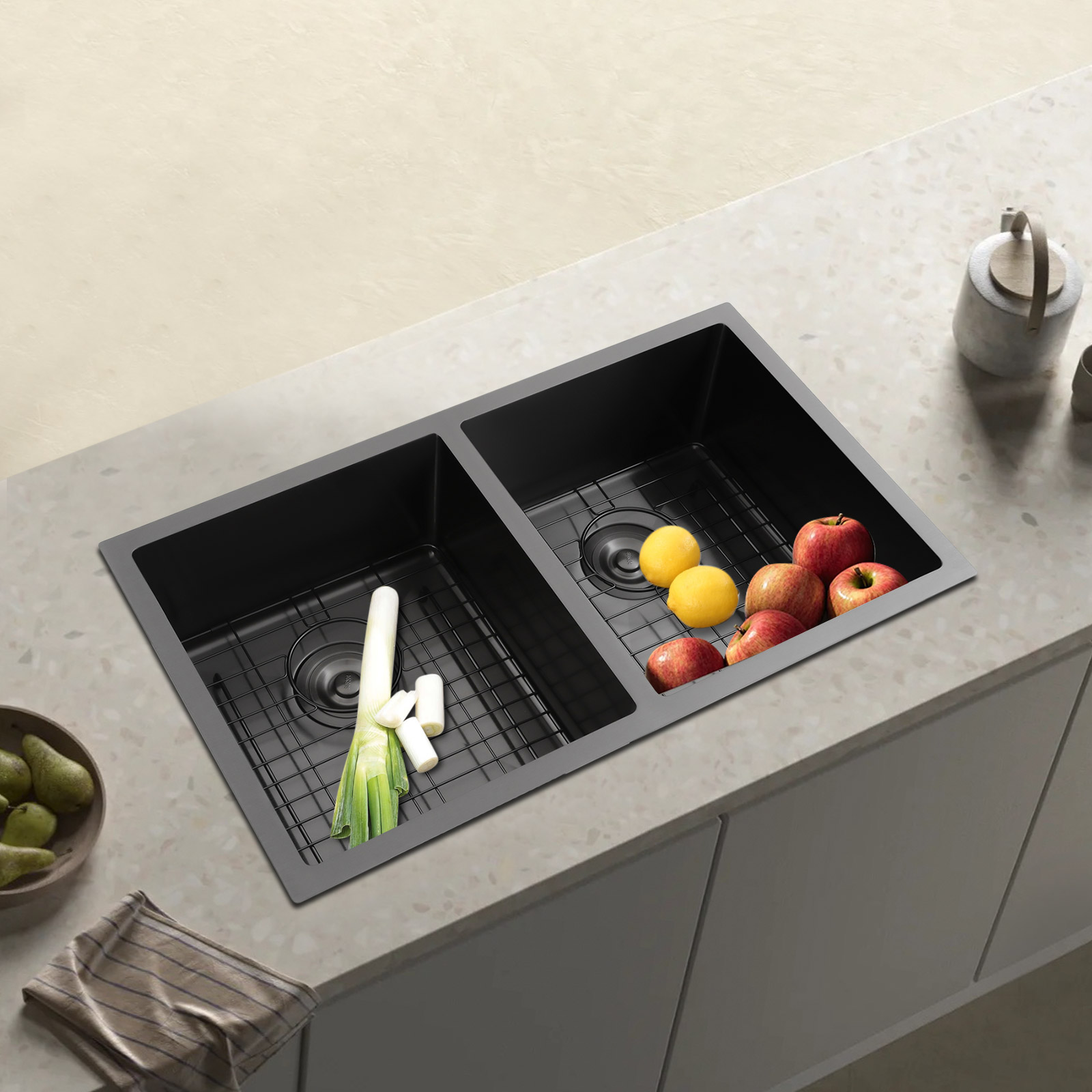 Double Bowl Sink Kitchen Sink  - đánh giá và giá Home Bar Sink