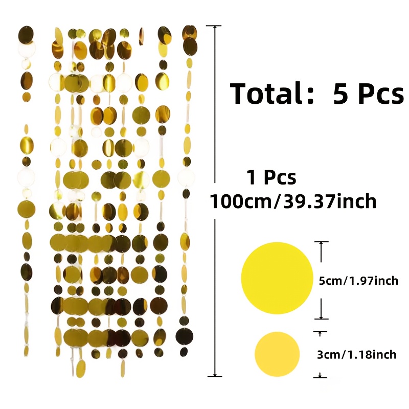 5PCS Circular Sequin Curtain H - đánh giá và giá Home Bargains