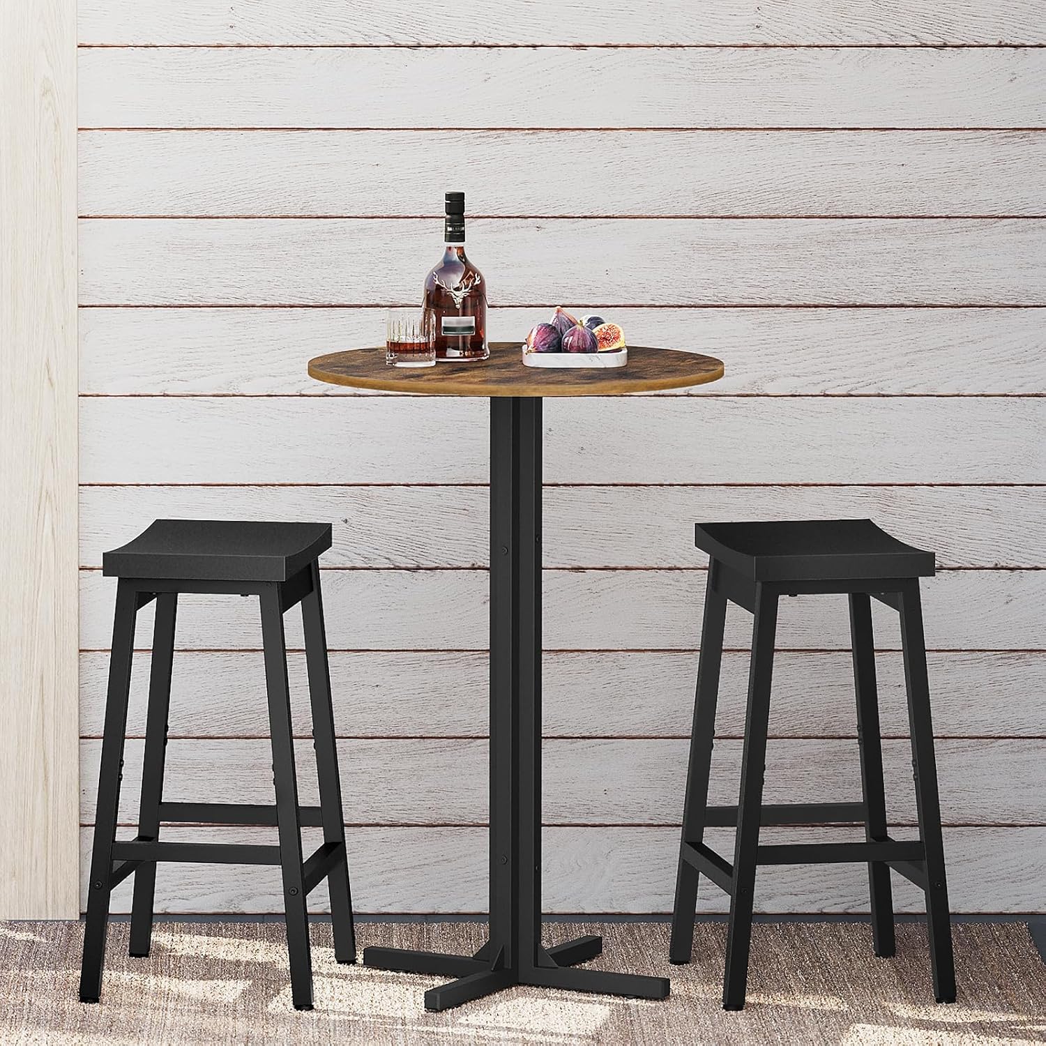 Round Bar Table Set of 2, Coun - đánh giá và giá Home Bar And Counter