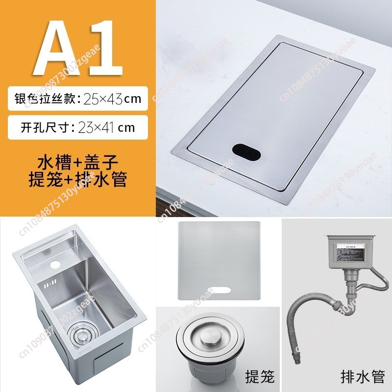Stainless Steel Hidden Kitchen - đánh giá và giá Home Bar Sink