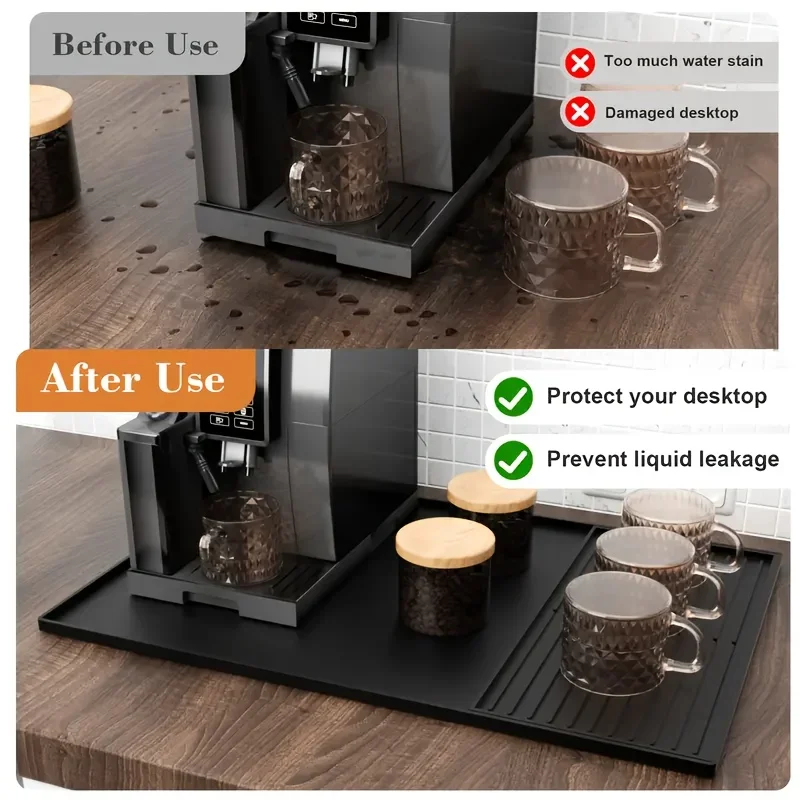 2-in-1 Silicone Coffee Bar Mat - đánh giá và giá Home Bar And Counter