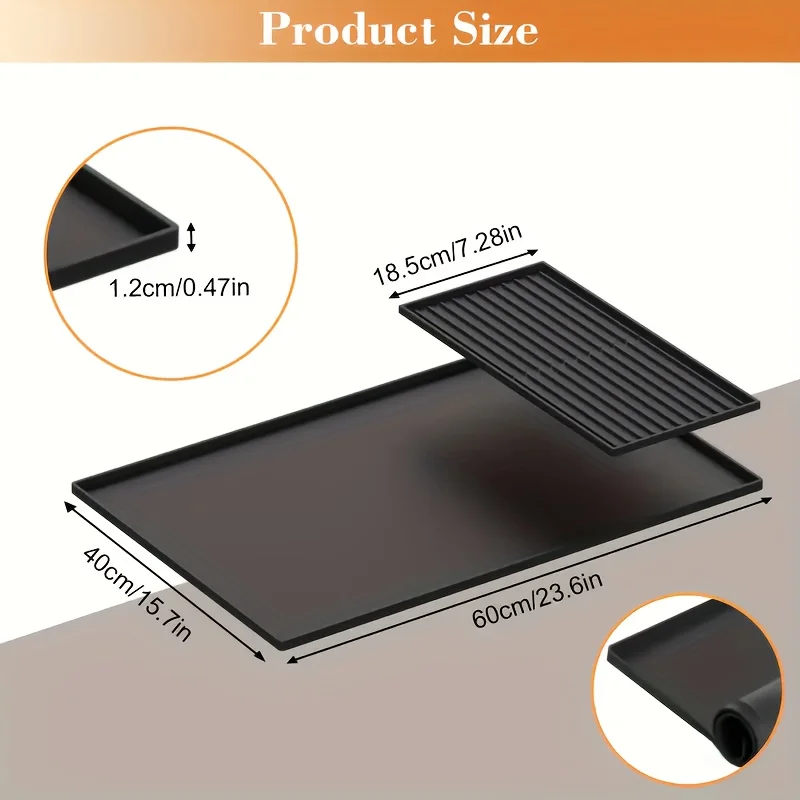 2-in-1 Silicone Coffee Bar Mat - đánh giá và giá Home Bar And Counter