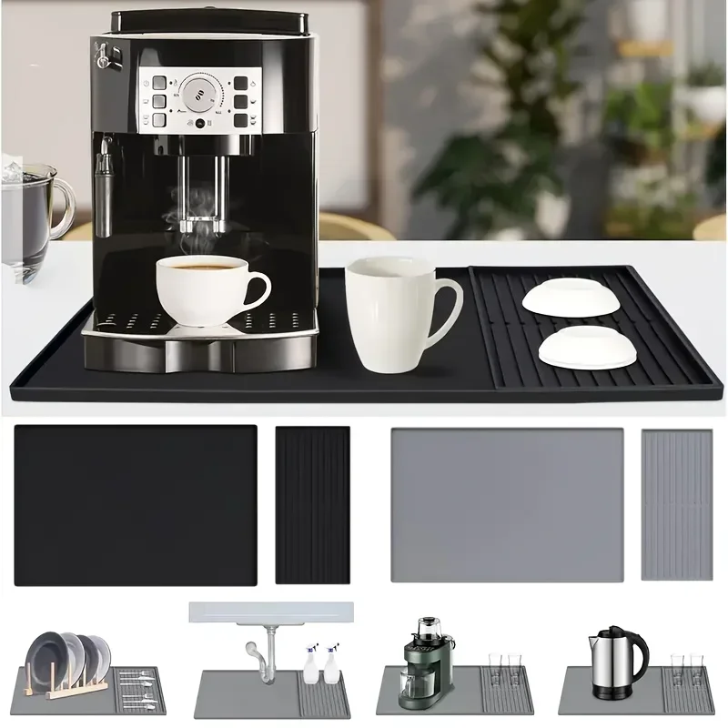 2-in-1 Silicone Coffee Bar Mat - đánh giá và giá Home Bar And Counter