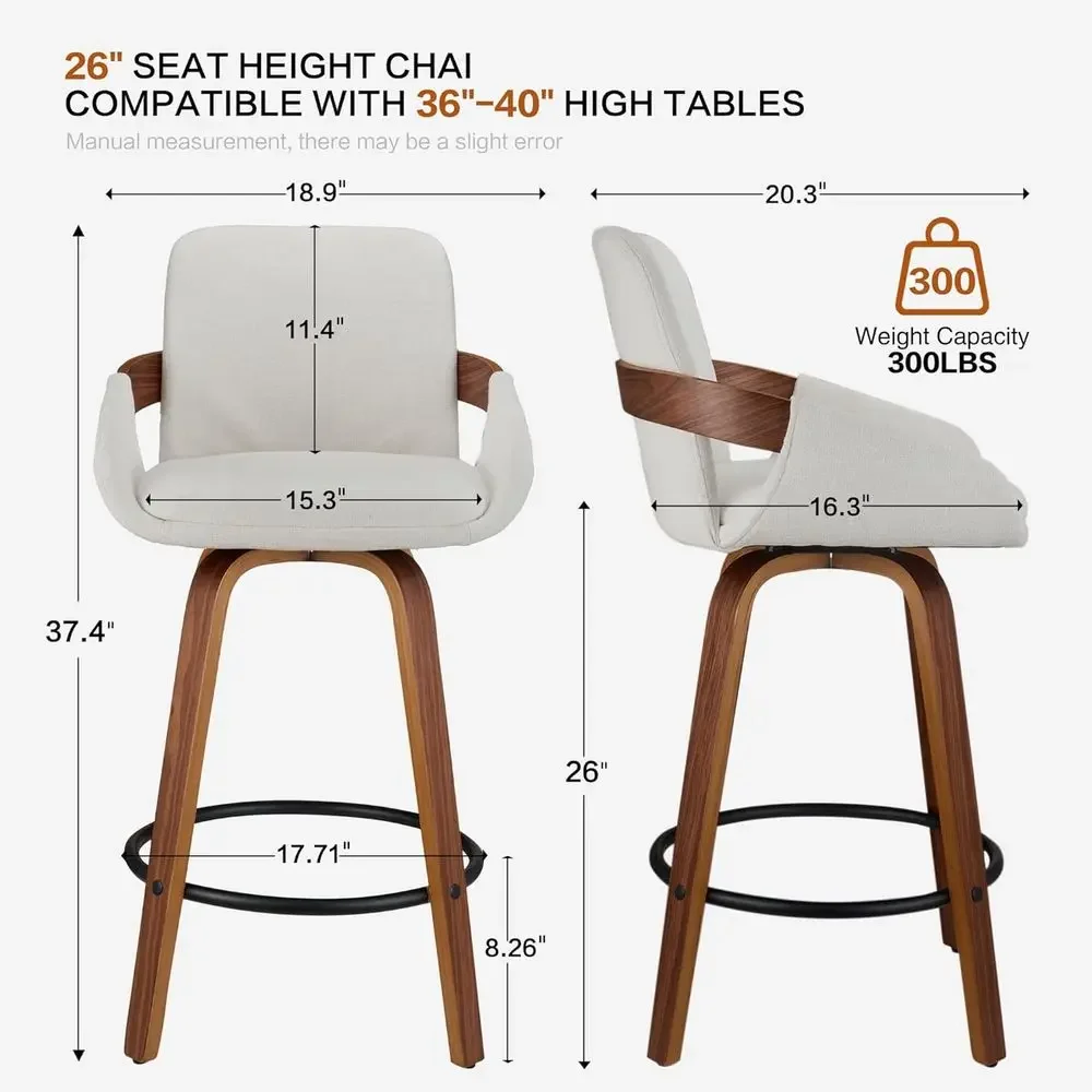 Beige Fabric Swivel Bar Stools - đánh giá và giá Home Bar Stools