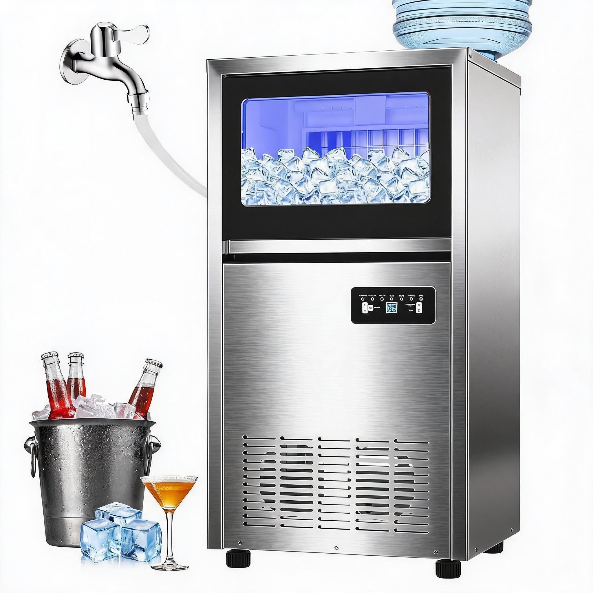 Commercial Ice Maker Machine 1 - đánh giá và giá Home Bar And Counter