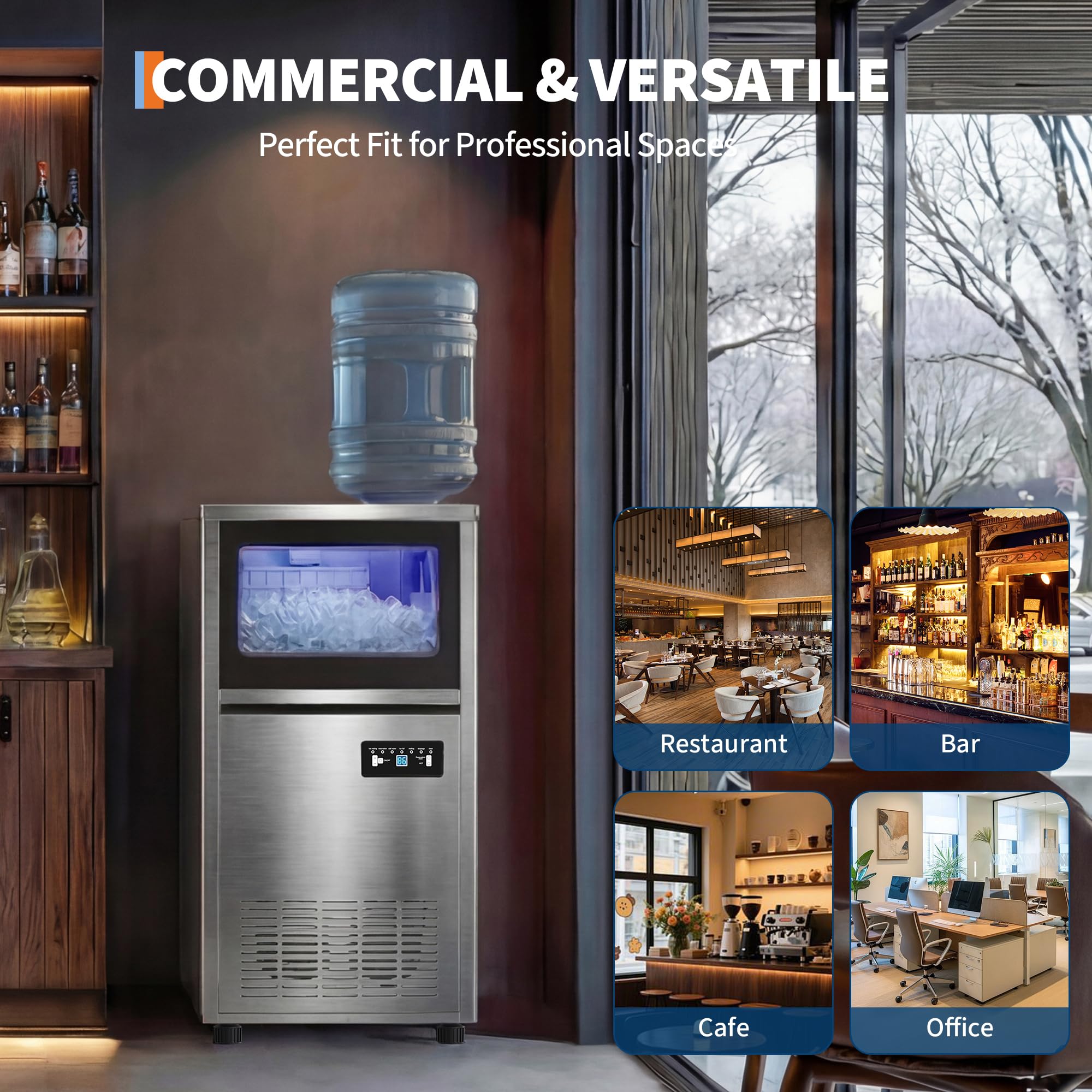 Commercial Ice Maker Machine 1 - đánh giá và giá Home Bar And Counter