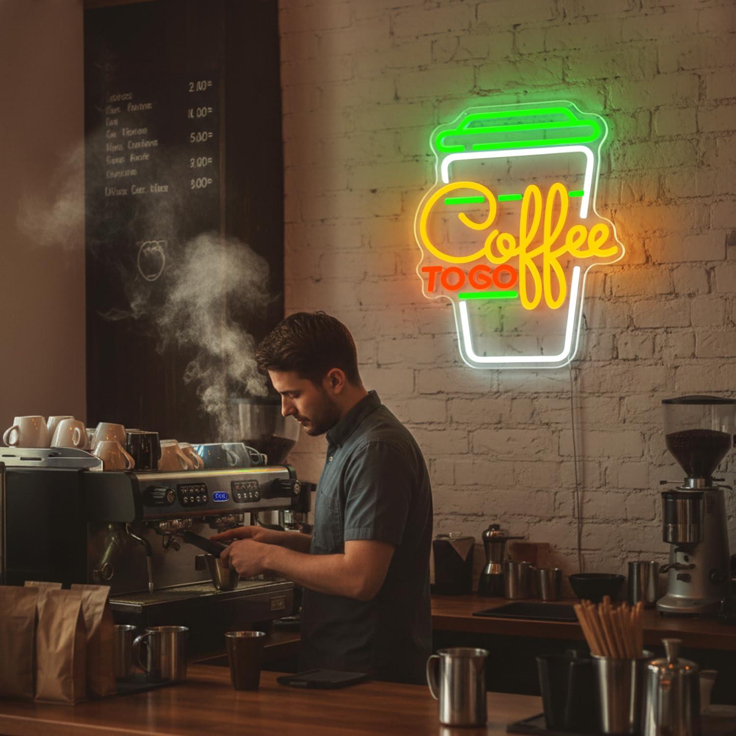 Coffee Neon Sign USB Dimmable  - đánh giá và giá Home Bar And Coffee