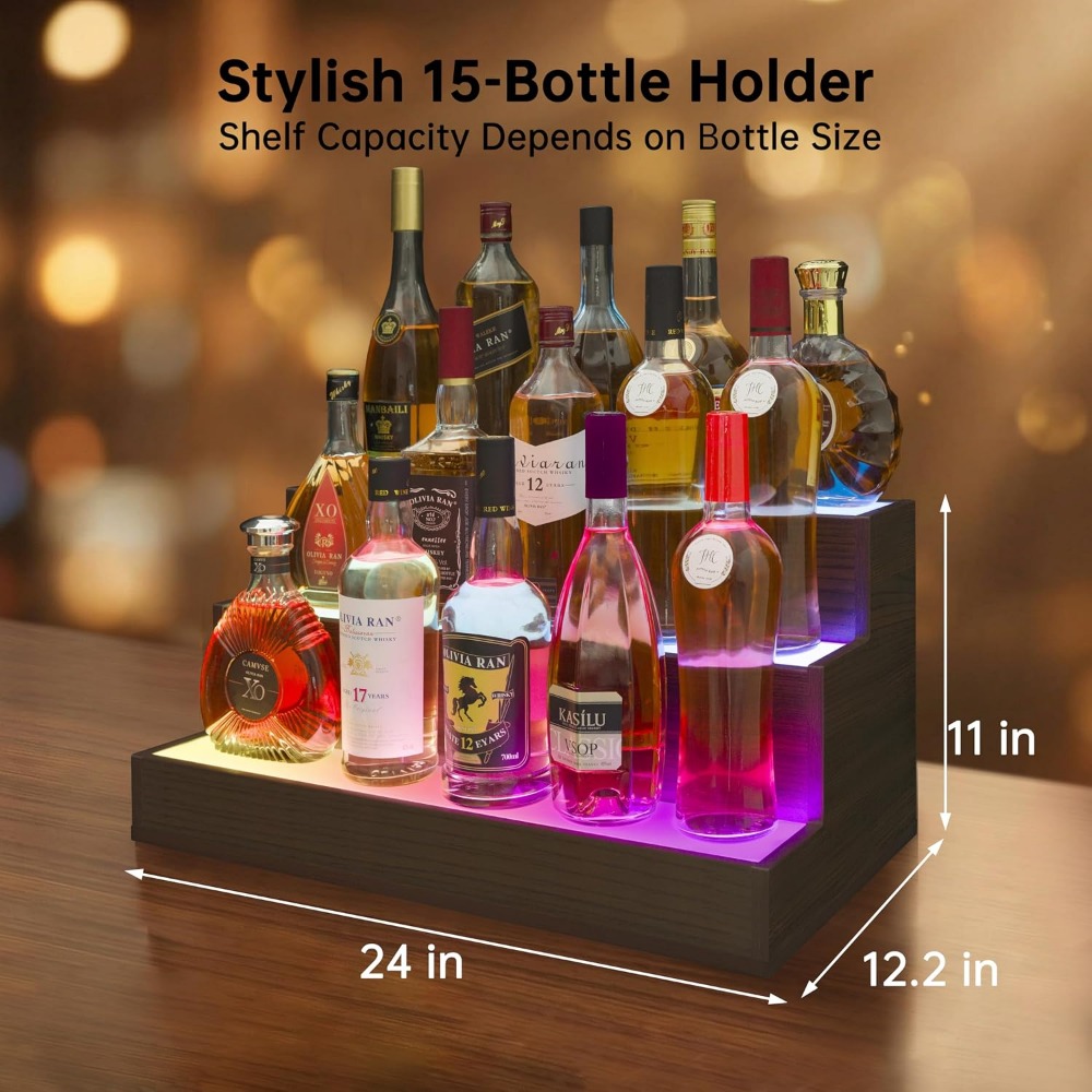 Home Bar LED Bottle Display Sh - đánh giá và giá Home Bar Shelf