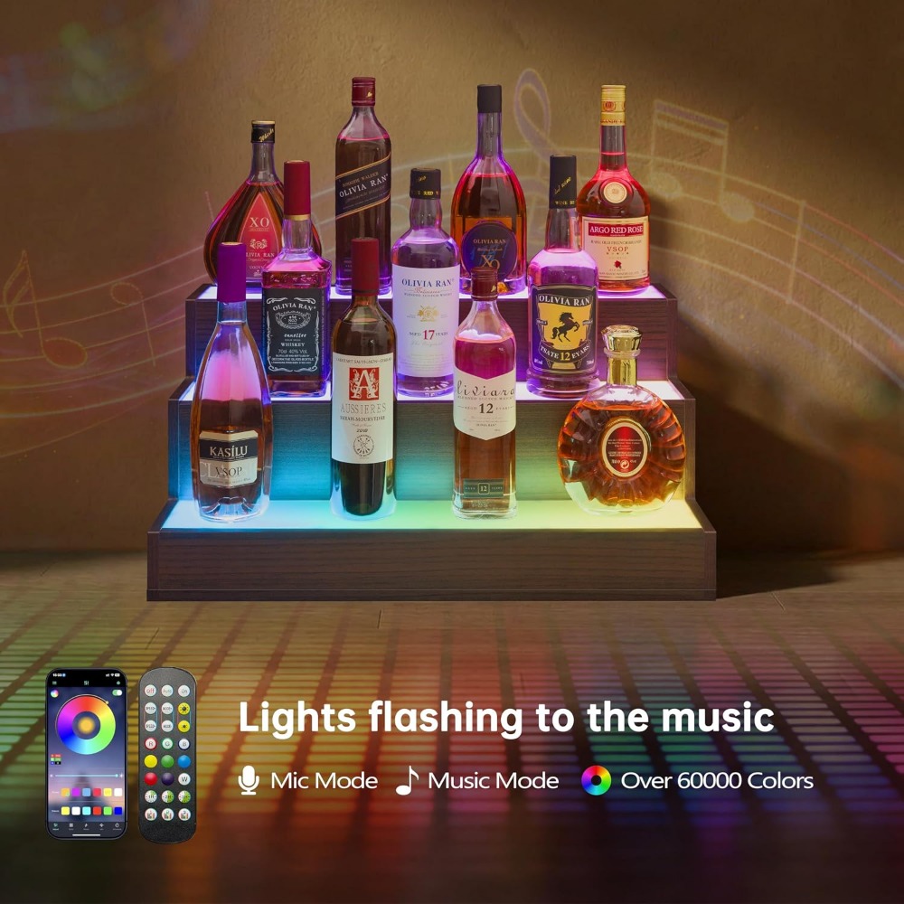 Home Bar LED Bottle Display Sh - đánh giá và giá Home Bar Shelf