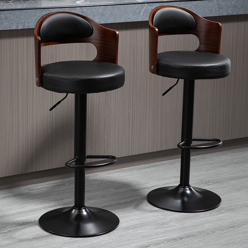 Premium solid wood backrest ba - đánh giá và giá Home Bar Stools