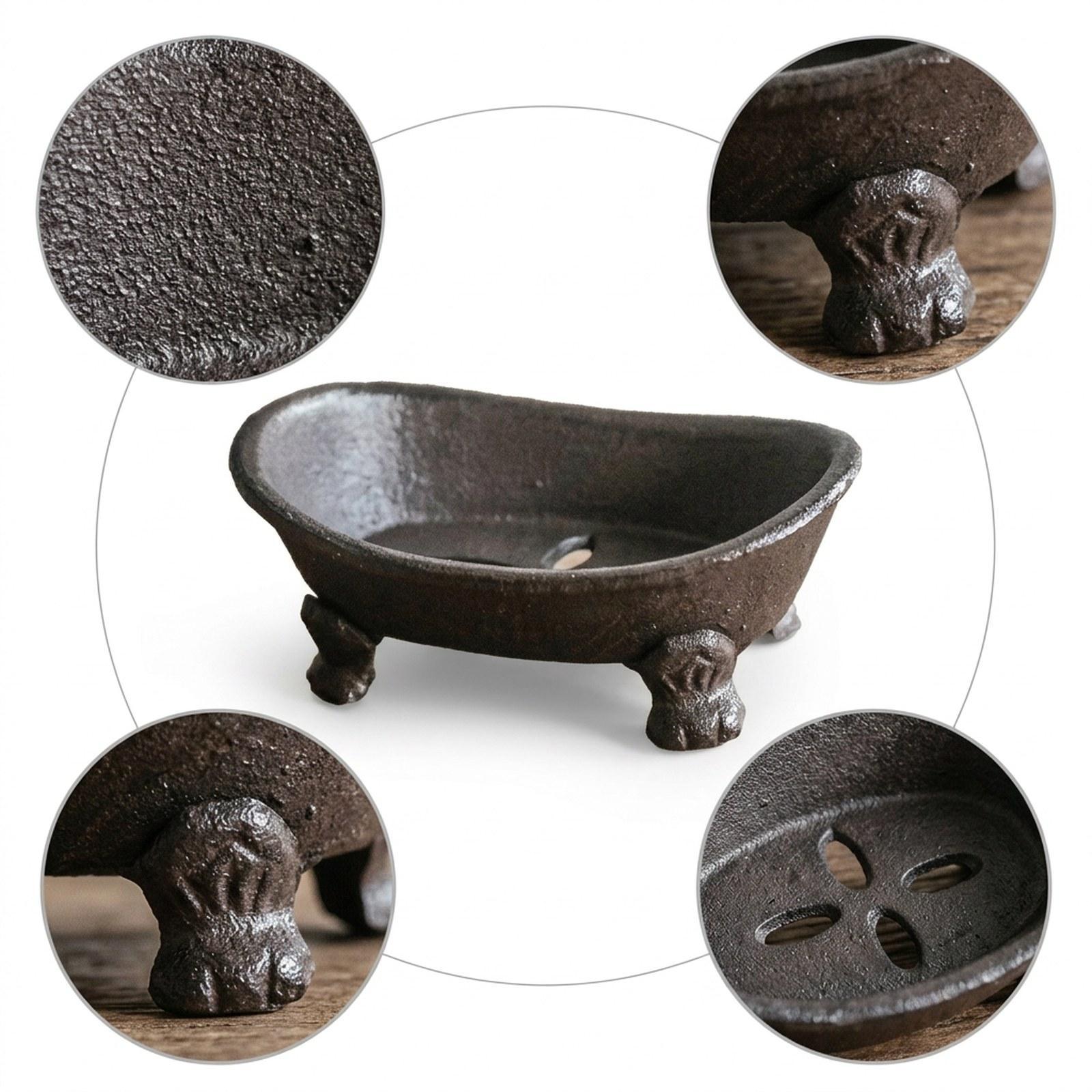 Cast Iron Soap Dish Holder Hea - đánh giá và giá Home Bar Sink