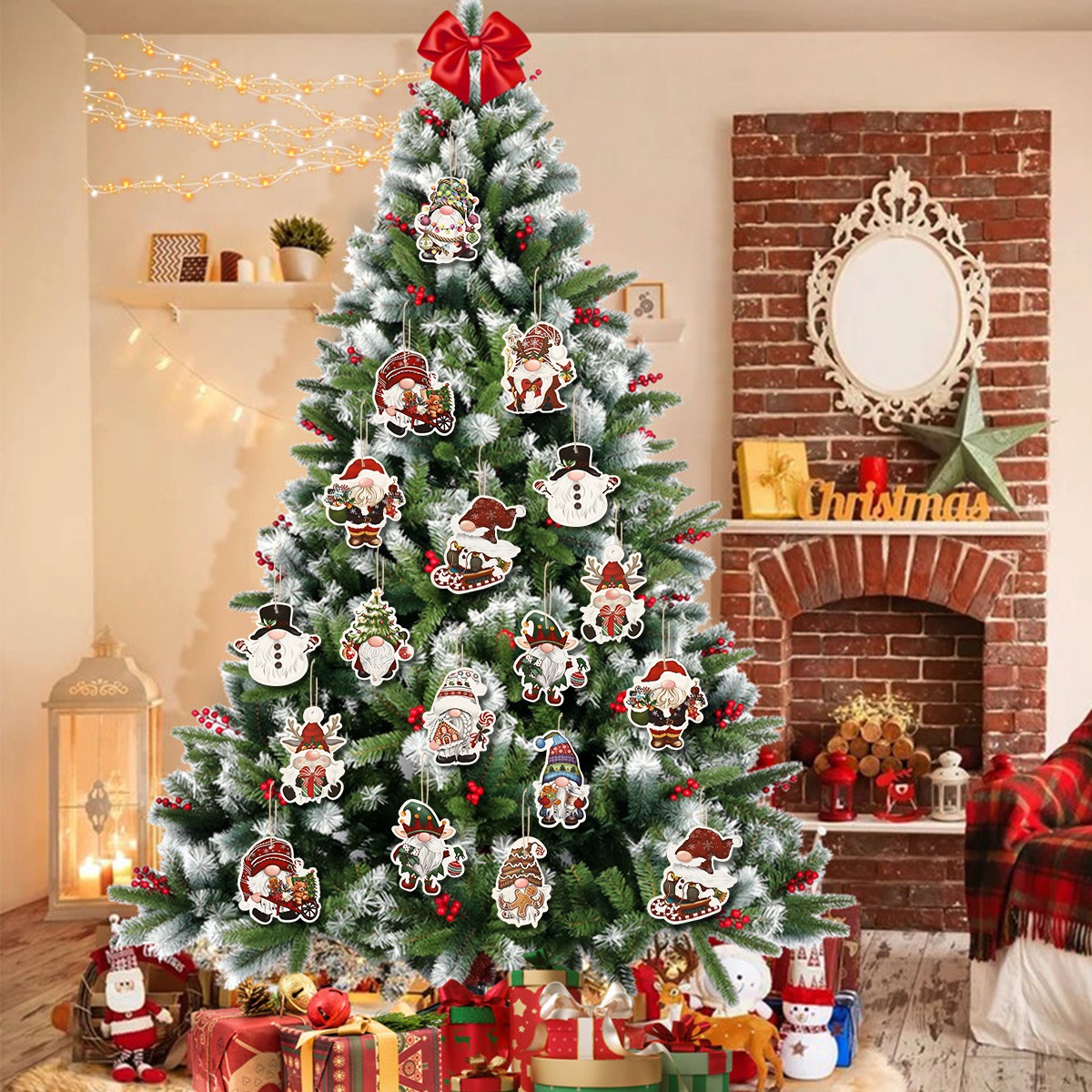 12pcs Christmas Santa Gnomes P - đánh giá và giá Home Bargains