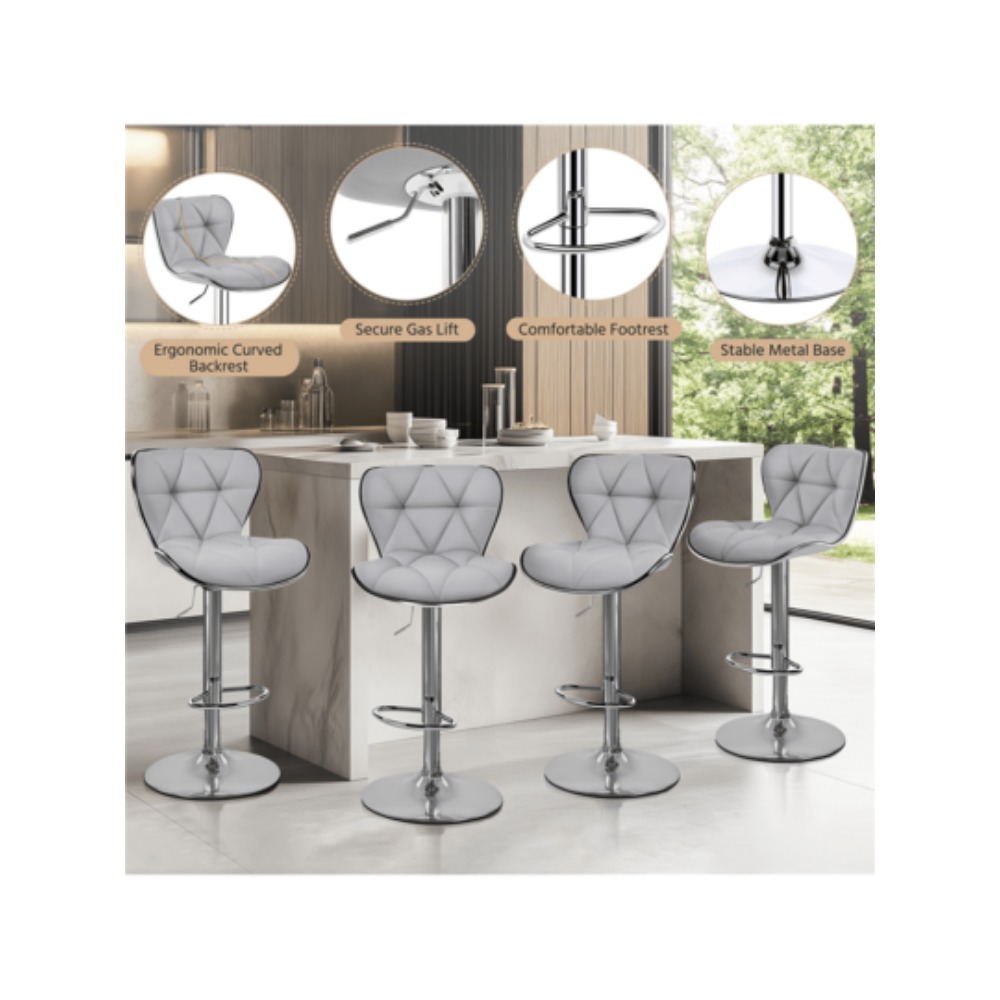 2 Pack Adjustable Height Bar S - đánh giá và giá Home Bar Stools