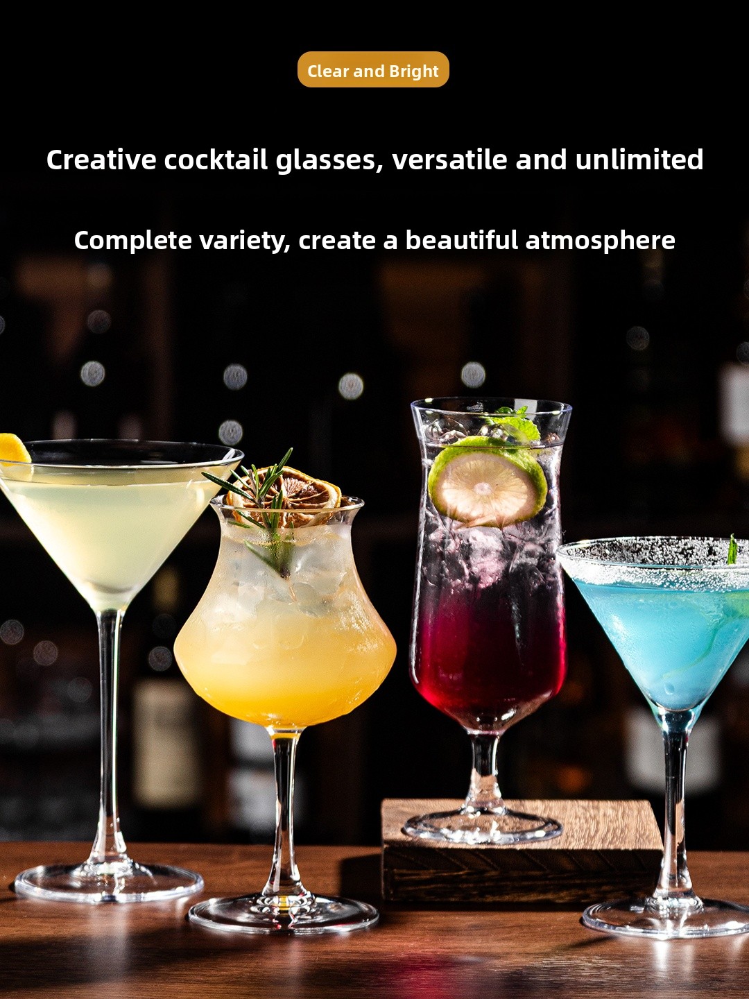 Premium Crystal Glass Cocktail - đánh giá và giá Highball Glass Set