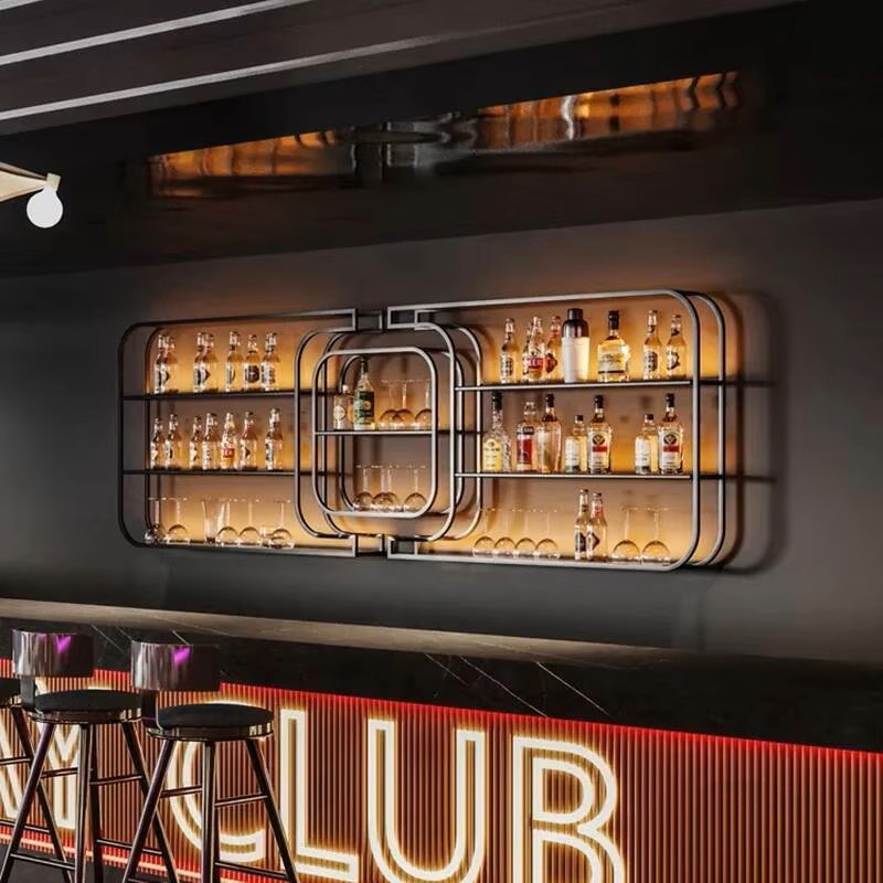 Simple Wrought Iron Wine Rack  - đánh giá và giá Home Bar And Counter