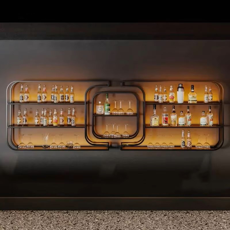Simple Wrought Iron Wine Rack  - đánh giá và giá Home Bar And Counter